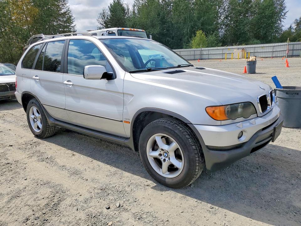 2003 BMW X5 VIN 5UXFA53523LW24752 COPART salvage auction — WATER/FLOOD, WA - BILL OF SALE, sold $550 on 2026-09-06 (photo 4)
