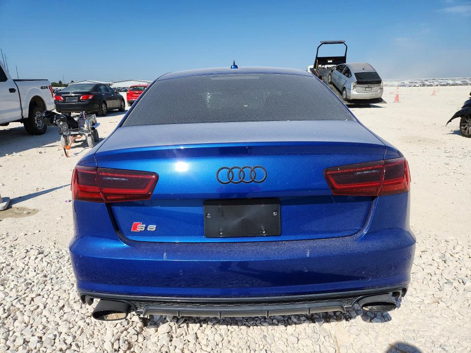 2018 Audi S6 VIN WAUFFAFC1JN032666 COPART salvage auction — MECHANICAL, Tx - Certificate Of Title (P), sold $14,100 on 2026-09-17 (photo 6)