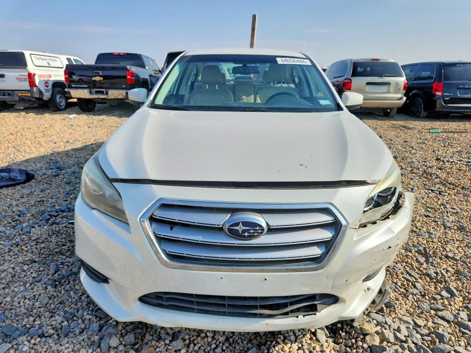 2016 Subaru Legacy VIN 4S3BNBC65G3018752 COPART salvage auction — FRONT END, Tx - Salvage Vehicle Title, sold $850 on 2026-09-22 (photo 5)