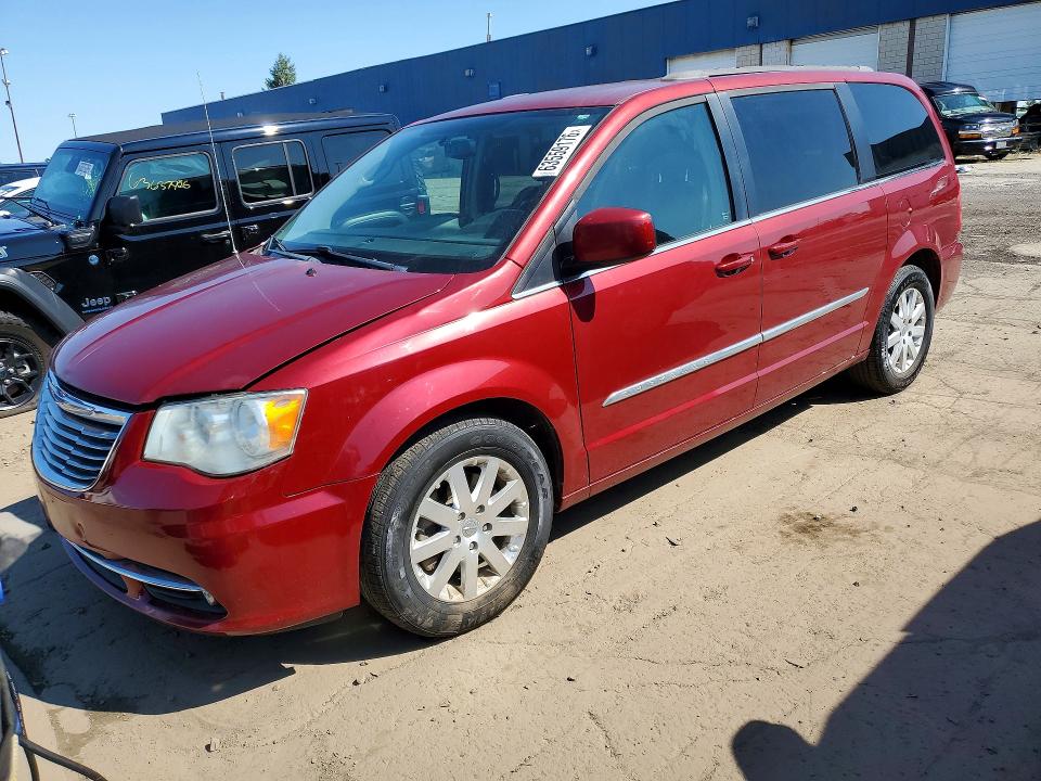 2014 Chrysler Town & country VIN 2C4RC1BGXER398829 COPART salvage auction — FRONT END, MO - CERTIFICATE OF TITLE, sold $1,750 on 2026-09-01 (photo 1)