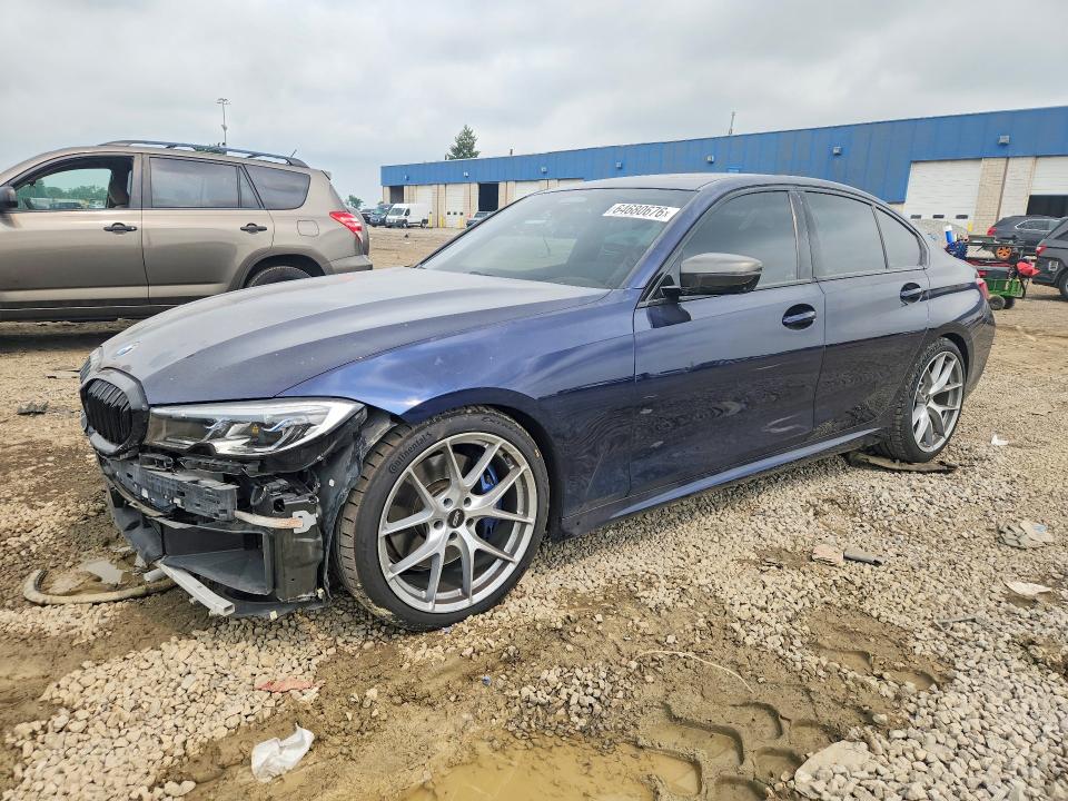 2020 BMW M3 VIN WBA5U9C04LFK02221 — COPART salvage auction photo