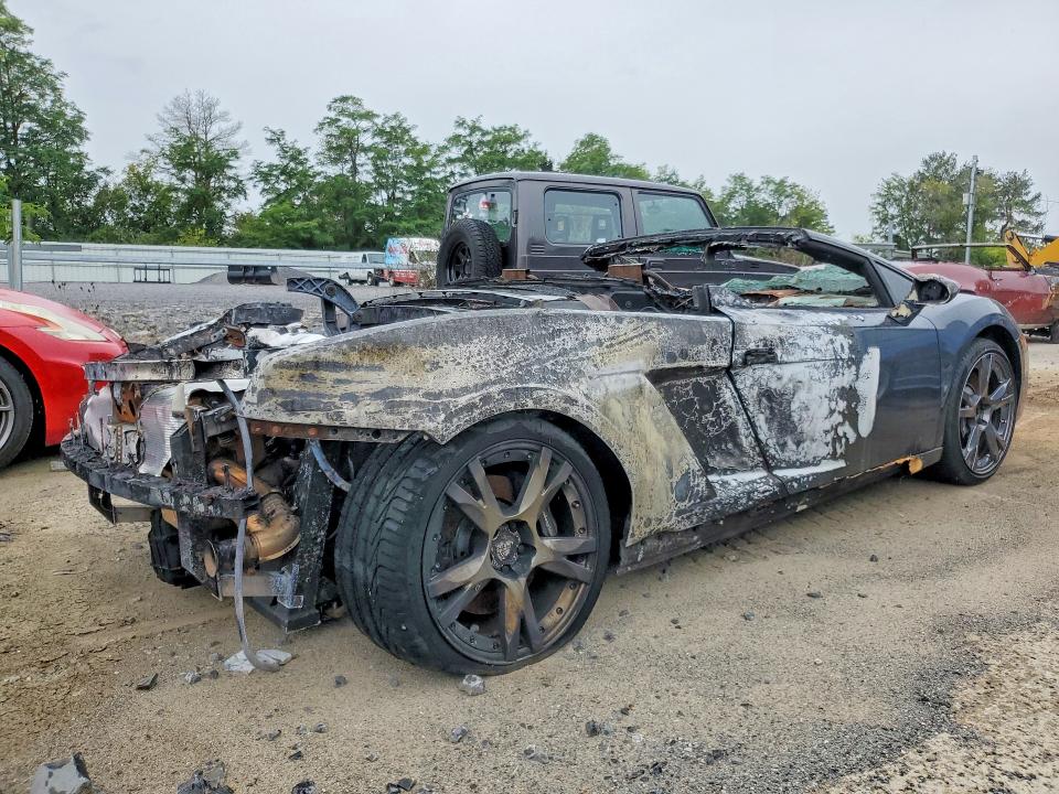 2007 Lamborghini Gallardo VIN ZHWGU22T37LA04553 COPART salvage auction — BURN, Co - Salvage Title (P), sold $11,400 on 2026-09-14 (photo 3)