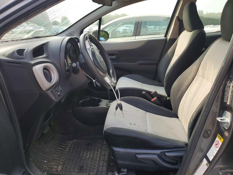 2014 Toyota Yaris VIN JTDKTUD31ED575848 COPART salvage auction — WATER/FLOOD, Nj - Certificate Of Title, sold $150 on 2026-08-14 (photo 7)