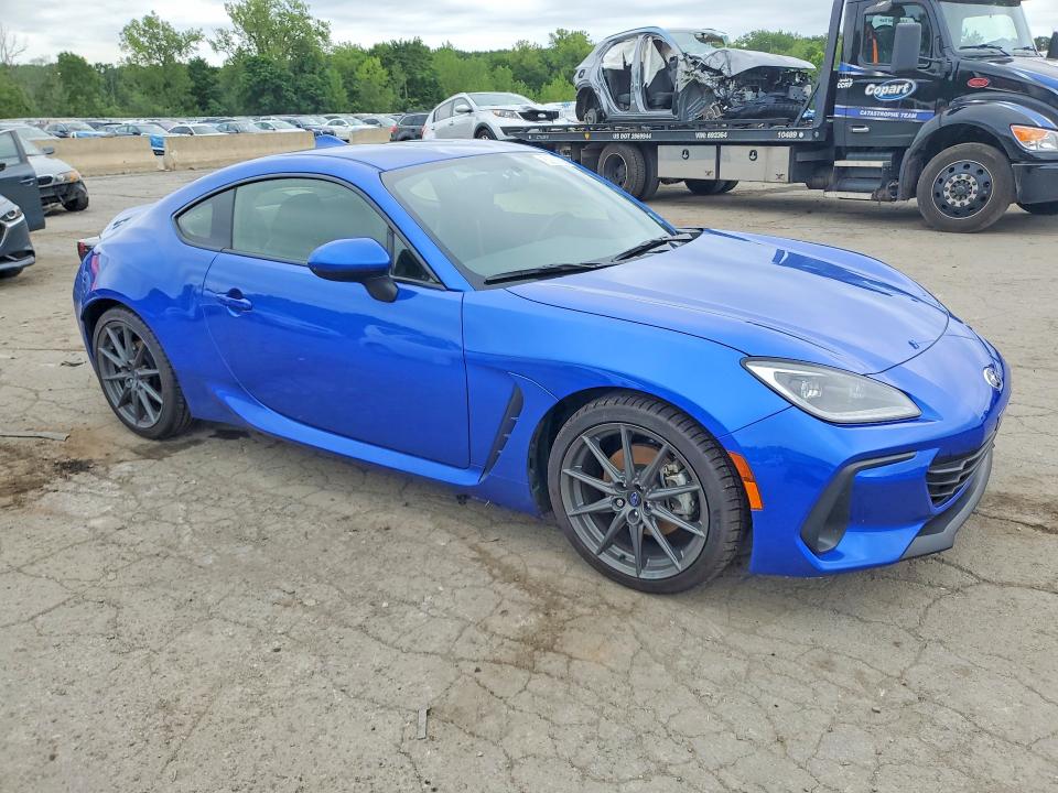 2023 Subaru Brz VIN JF1ZDBE19P9707781 COPART salvage auction — WATER/FLOOD, Salvage Title, sold $9,800 on 2026-08-11 (photo 4)
