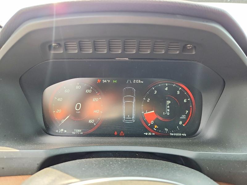 2021 Volvo Xc90 VIN YV4A22PK1M1693661 COPART salvage auction — REAR END, NY - MV-907A SALVAGE CERTIFICATE, sold $8,800 on 2026-08-17 (photo 9)