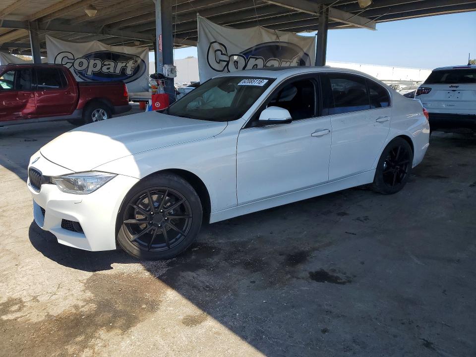 2013 BMW VIN WBA3B3C51DF541543 COPART salvage auction — REAR END, Ca - Salvage Certificate, sold $875 on 2026-08-18 (photo 1)
