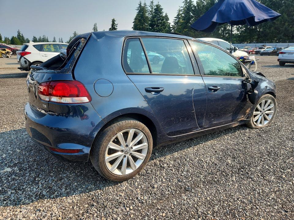 2012 Volkswagen Golf VIN WVWDM7AJ1CW321889 COPART salvage auction — ROLLOVER, Wa - Bill Of Sale, sold $250 on 2026-08-14 (photo 3)