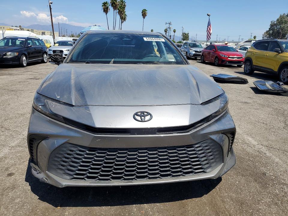 2025 Toyota Camry VIN 4T1DAACK4SU566008 COPART salvage auction — SIDE, CA - SALVAGE CERTIFICATE, sold $10,700 on 2026-09-08 (photo 5)