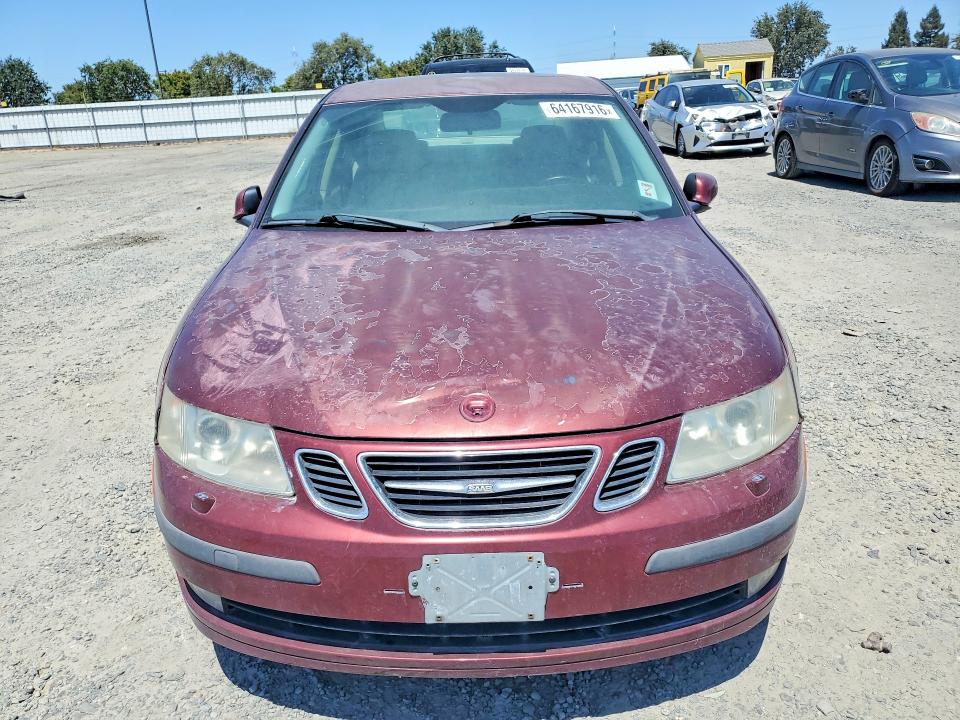 2004 Saab 9-3 VIN YS3FD49Y241041821 COPART salvage auction — FRONT END, CA - DIS/DLR/EXP ONLY CLEAN TITLE, sold $100 on 2026-08-18 (photo 5)
