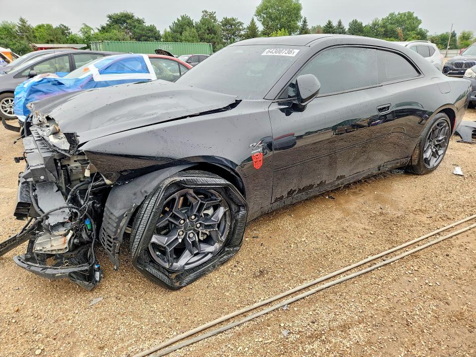 2025 Dodge Charger VIN 2C3CDBCK6SR547216 COPART salvage auction — FRONT END, Il - Salvage Certificate, sold $0 on 2026-09-16 (photo 1)