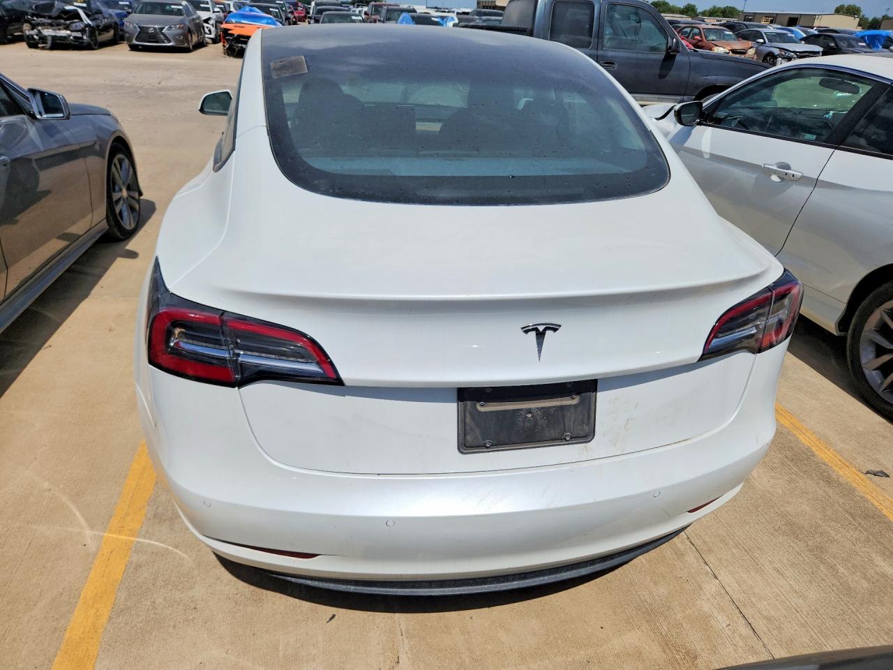 2021 Tesla Model 3 VIN 5YJ3E1EA8MF100280 COPART salvage auction — Minor Dent/Scratches, SC - CERTIFICATE OF TITLE, sold $9,700 on 2026-09-11 (photo 6)