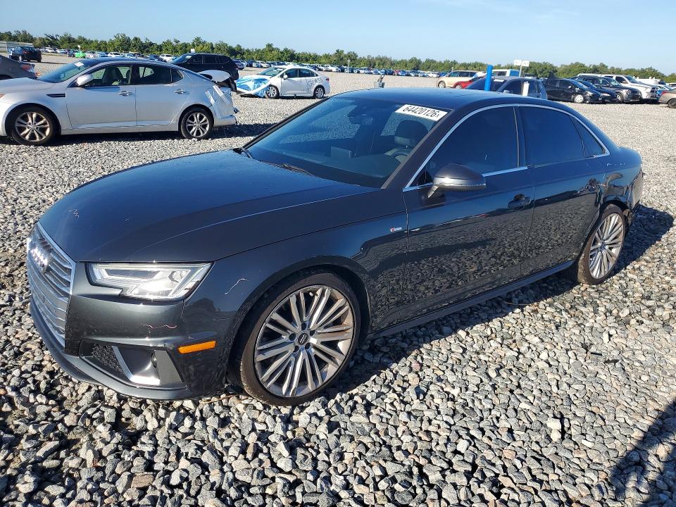 2019 Audi A4 VIN WAUENAF42KA008652 — COPART salvage auction photo