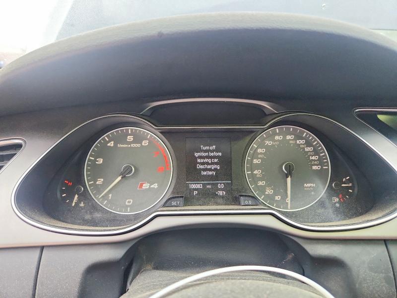 2013 Audi Rs4 VIN WAUBGAFL3DA179563 COPART salvage auction — MINOR DENT/SCRATCHES, Mt - Dealer Only Clean Title, sold $3,400 on 2026-09-07 (photo 9)
