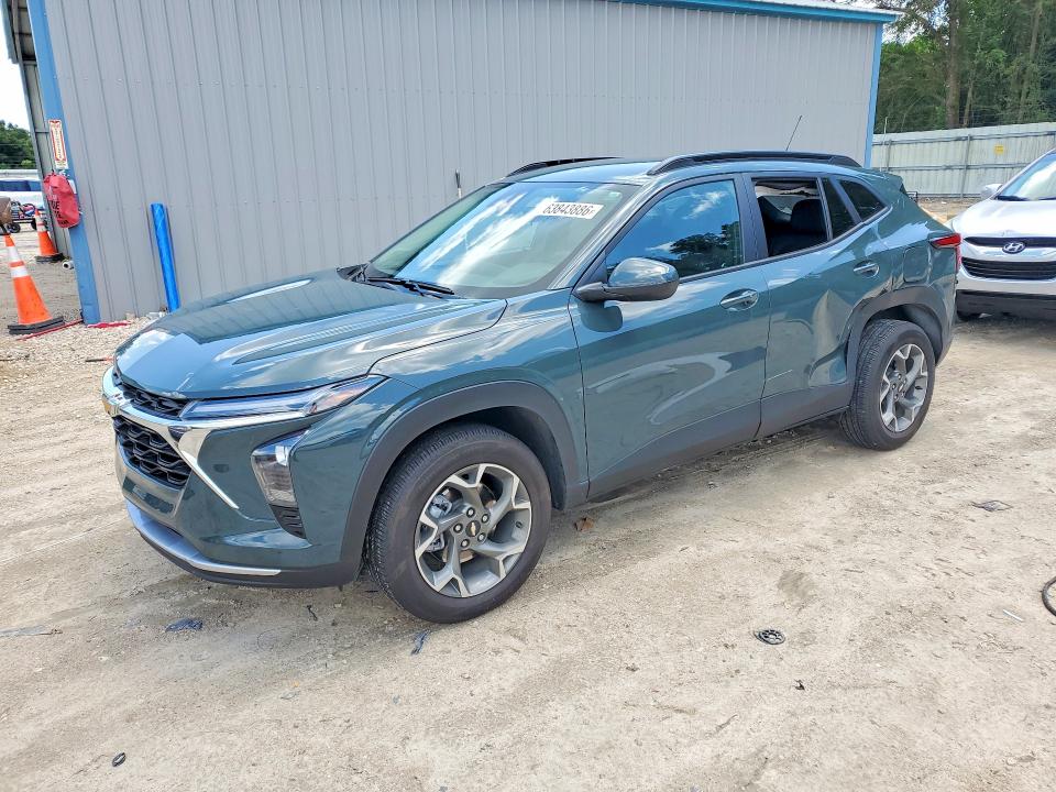 2025 Chevrolet Trax VIN KL77LHEP9SC286195 COPART salvage auction — SIDE, Fl - Cert Of Title Slvg Rebuildable, sold $7,800 on 2026-08-28 (photo 1)