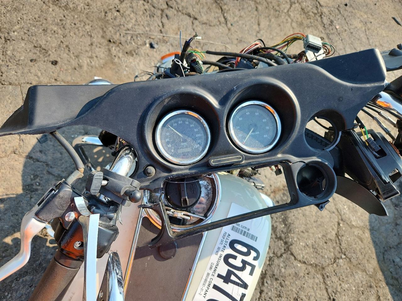2001 Harley-davidson Flhtpi VIN 1HD1FMW171Y650004 COPART salvage auction — Front End, Sc - Salvage Title, sold $700 on 2026-09-24 (photo 7)