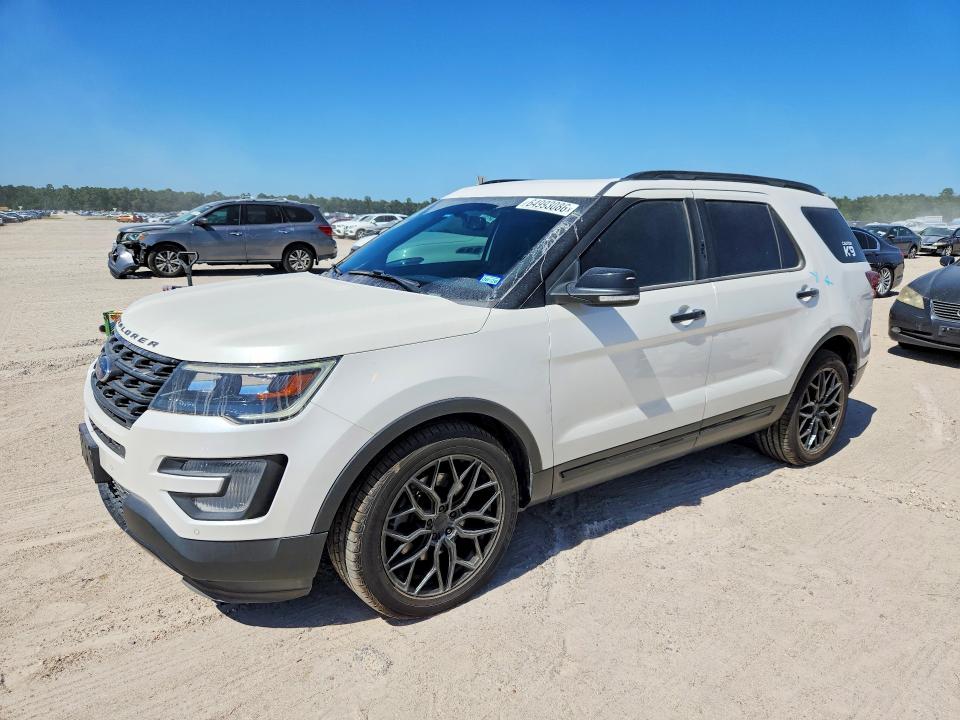 2017 Ford Explorer VIN 1FM5K8GT9HGD33651 — COPART salvage auction photo