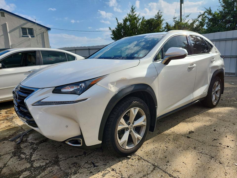 2017 Lexus Nx 300h VIN JTJBJRBZ7H2069822 — COPART salvage auction photo