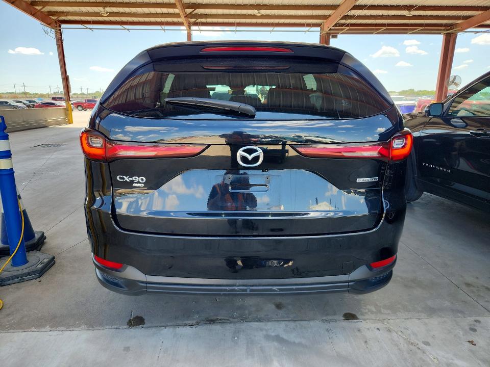 2025 Mazda Cx-90 VIN JM3KKAHD6S1193792 COPART salvage auction — HAIL, Az - Certificate Of Title, sold $18,000 on 2026-08-26 (photo 6)