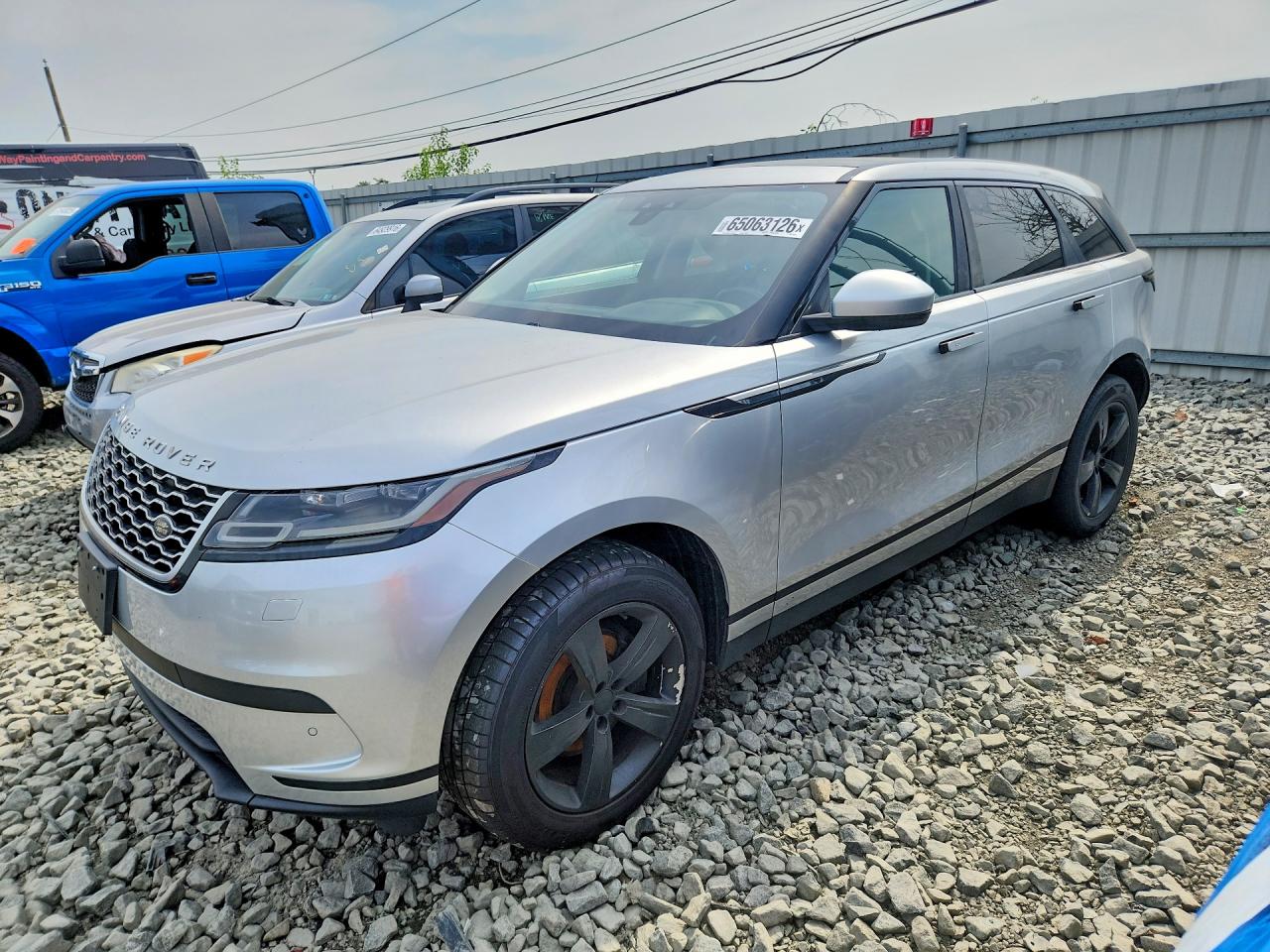 2020 Land Rover Range Rover Velar VIN SALYB2EX7LA256643 — COPART salvage auction photo