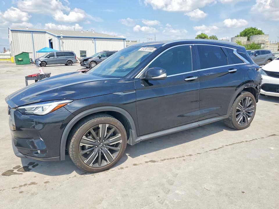 2021 Infiniti Qx50 VIN 3PCAJ5BA7MF120261 COPART salvage auction — REAR END, Ok - Cert Of Title-Salvage, sold $9,600 on 2026-10-02 (photo 1)
