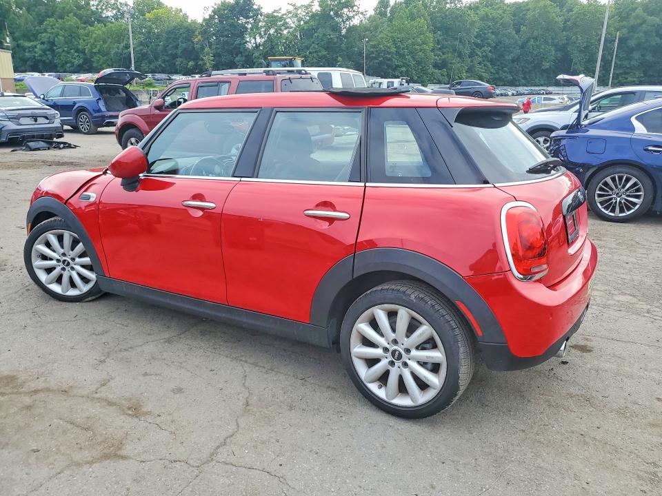 2021 Mini Cooper VIN WMWXU7C01M2N03437 COPART salvage auction — FRONT END, Ny - Mv-907A Salvage Certificate, sold $2,350 on 2026-08-13 (photo 2)