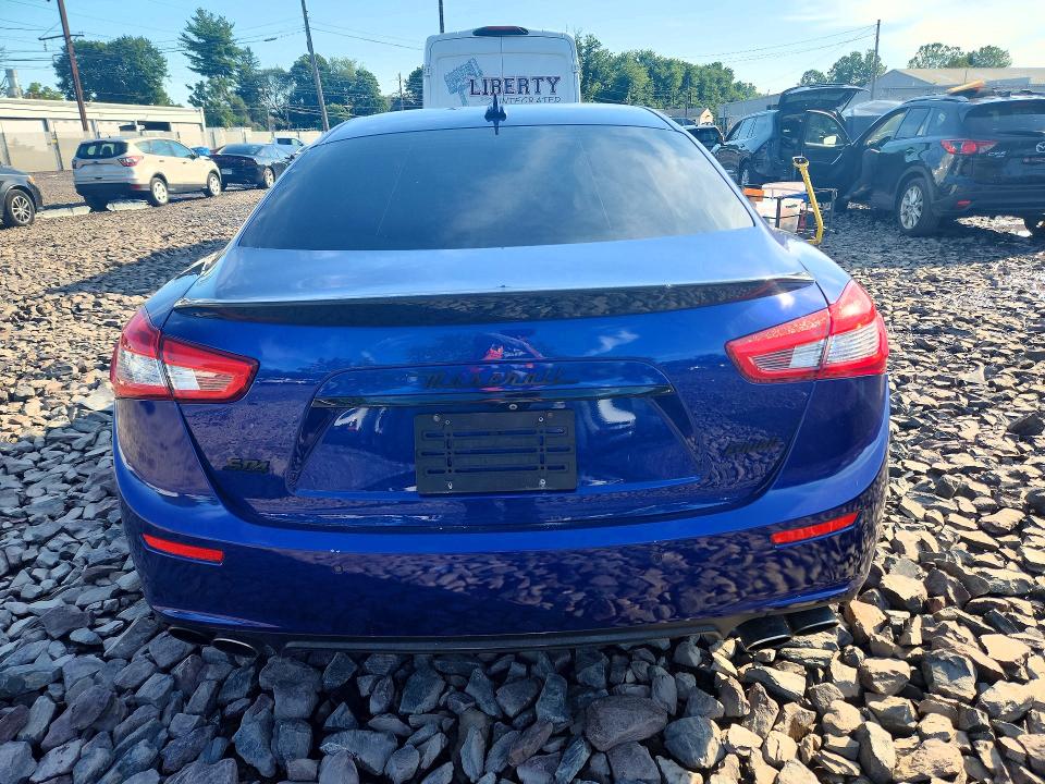 2017 Maserati Ghibli VIN ZAM57RTS6H1213426 COPART salvage auction — FRONT END, Pa - Certificate Of Salvage, sold $7,200 on 2026-08-10 (photo 6)
