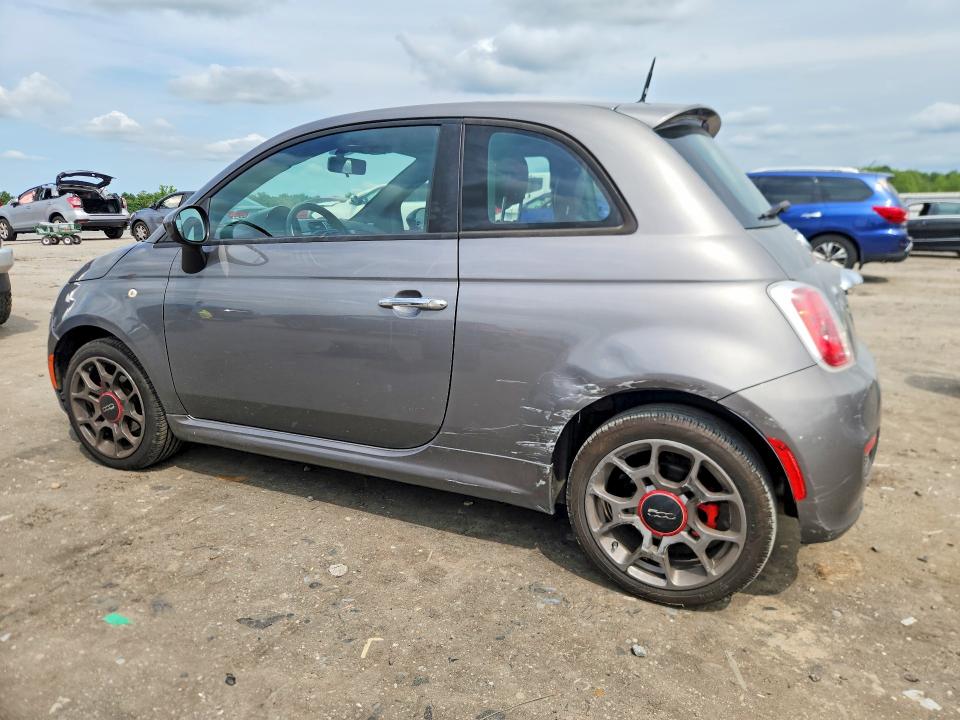 2012 Fiat 500 VIN 3C3CFFBR9CT254103 COPART salvage auction — SIDE, Va - Certificate Of Title, sold $550 on 2026-08-19 (photo 2)