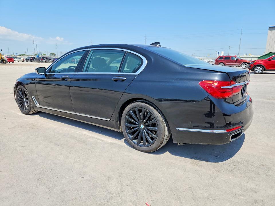 2016 BMW 7er VIN WBA7E2C50GG503948 COPART salvage auction — HAIL, Ok - Certificate Of Title, sold $4,400 on 2026-08-21 (photo 2)