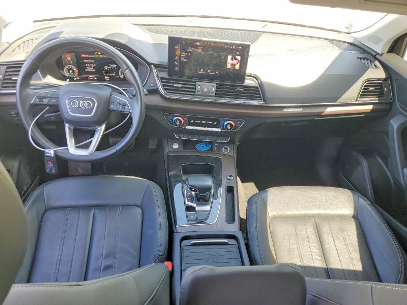 2021 Audi Q5 VIN WA1E2AFY2M2124455 COPART salvage auction — REAR END, Ca - Salvage Certificate, sold $17,500 on 2026-08-25 (photo 8)