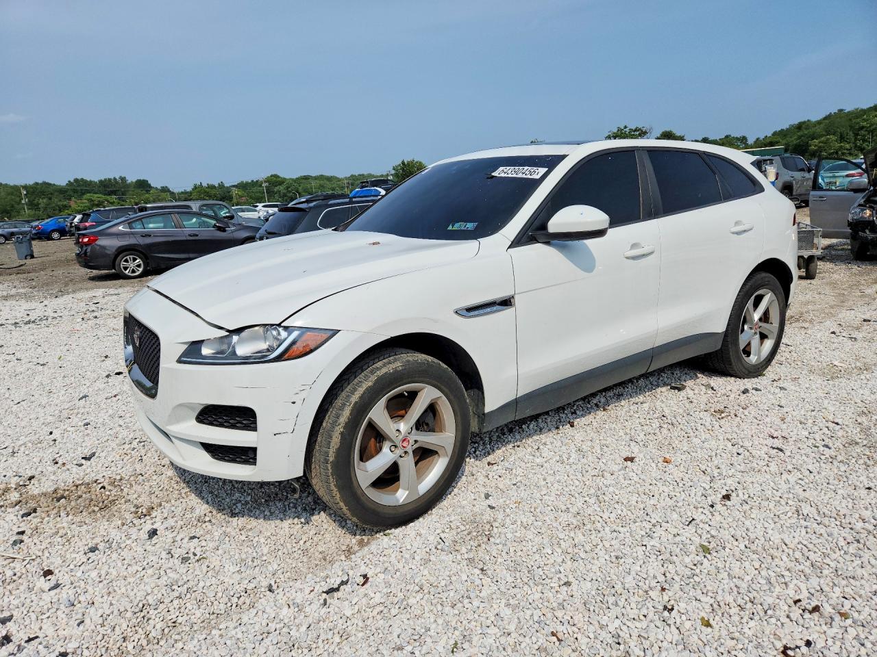 2018 Jaguar F-pace VIN SADCJ2GX9JA237580 COPART salvage auction — Minor Dent/Scratches, PA - CERT OF TITLE, sold $3,950 on 2026-09-11 (photo 1)