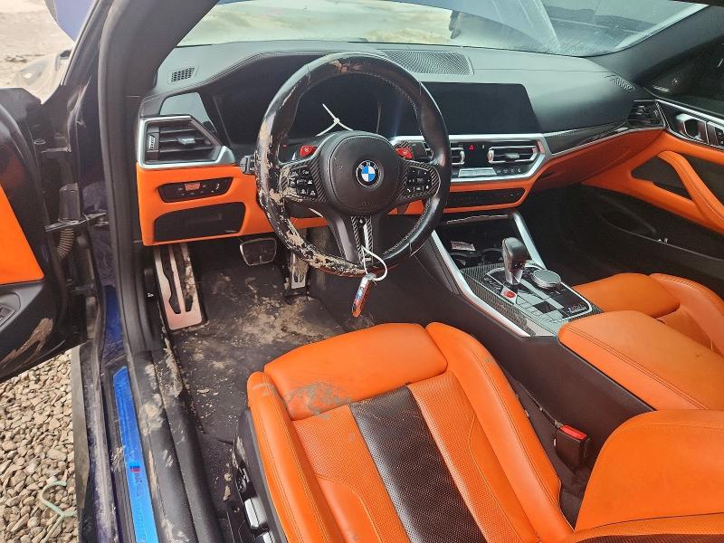 2022 BMW M4 VIN WBS33AZ01NCJ16951 COPART salvage auction — FRONT END, TX - SALVAGE VEHICLE TITLE (P), sold $27,250 on 2026-10-01 (photo 8)