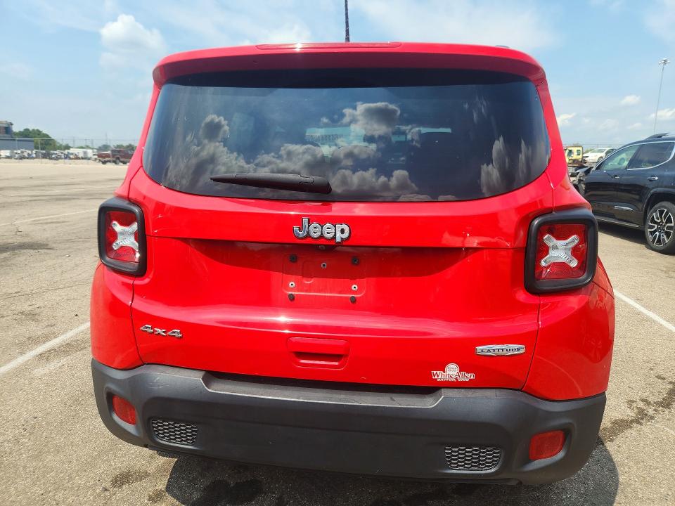 2018 Jeep Renegade VIN ZACCJBBB5JPH12715 COPART salvage auction — FRONT END, Oh - Cert Of Title-Salvage, sold $3,050 on 2026-08-14 (photo 6)