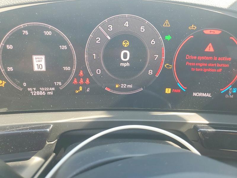 2025 Porsche Cayenne VIN WP1BA2AYXSDA31708 COPART salvage auction — FRONT END, FL - CERT OF TITLE SLVG REBUILDABLE, sold $49,500 on 2026-09-29 (photo 9)
