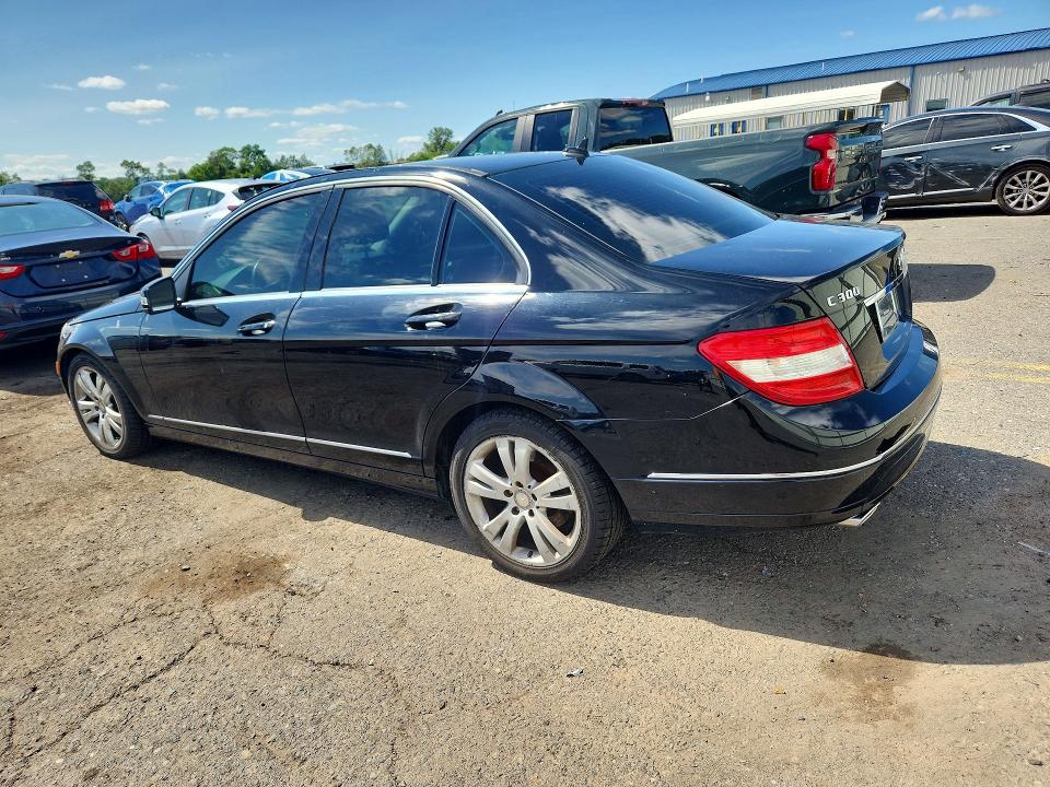2011 Mercedes-benz C class VIN WDDGF8BB5BR141452 COPART salvage auction — WATER/FLOOD, PA - CERT OF SALVAGE-W=FLOOD VEH, sold $500 on 2026-08-07 (photo 2)