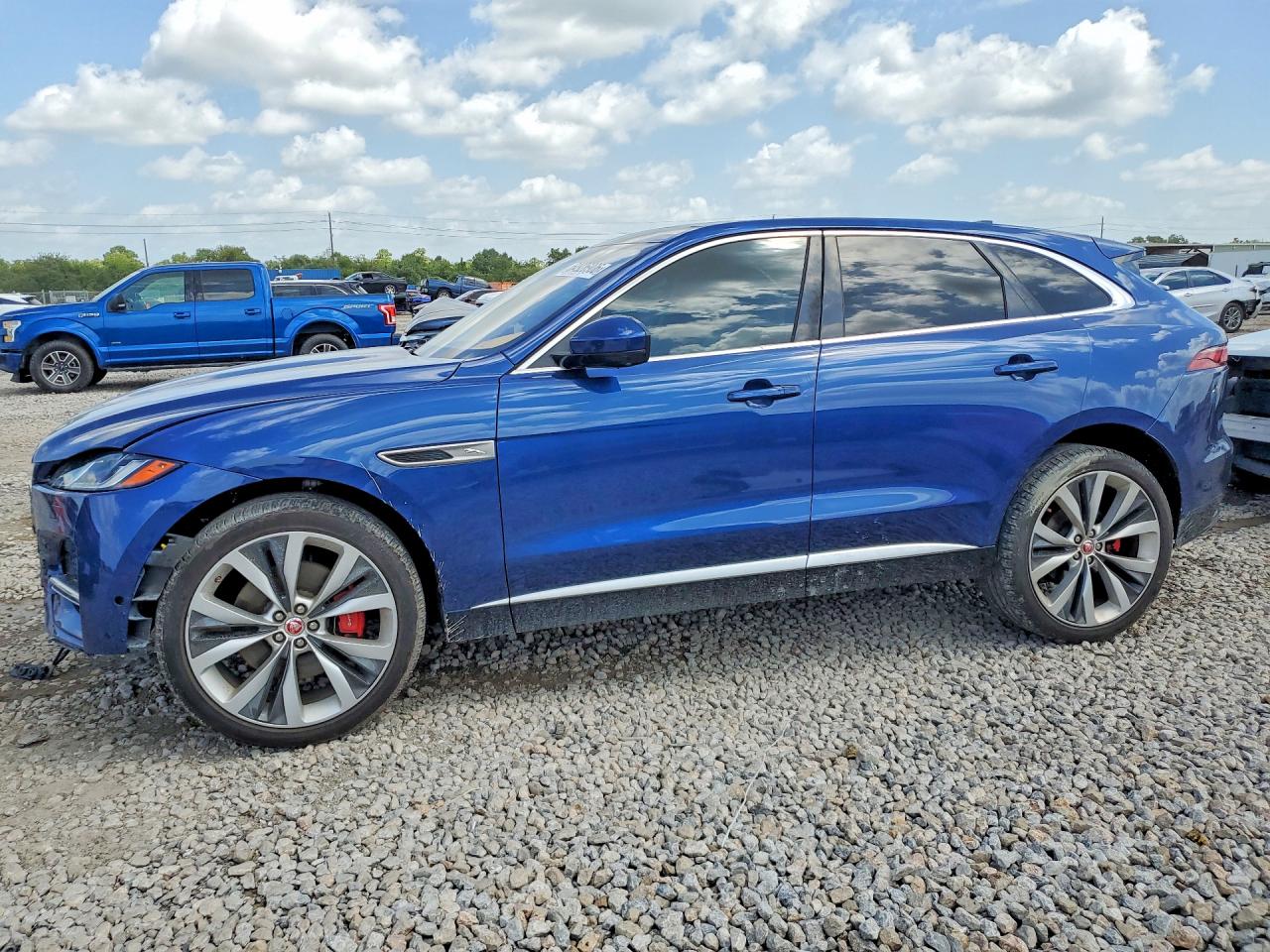 2021 Jaguar F-Pace VIN SADCJ2EU6MA671985 — COPART salvage auction photo