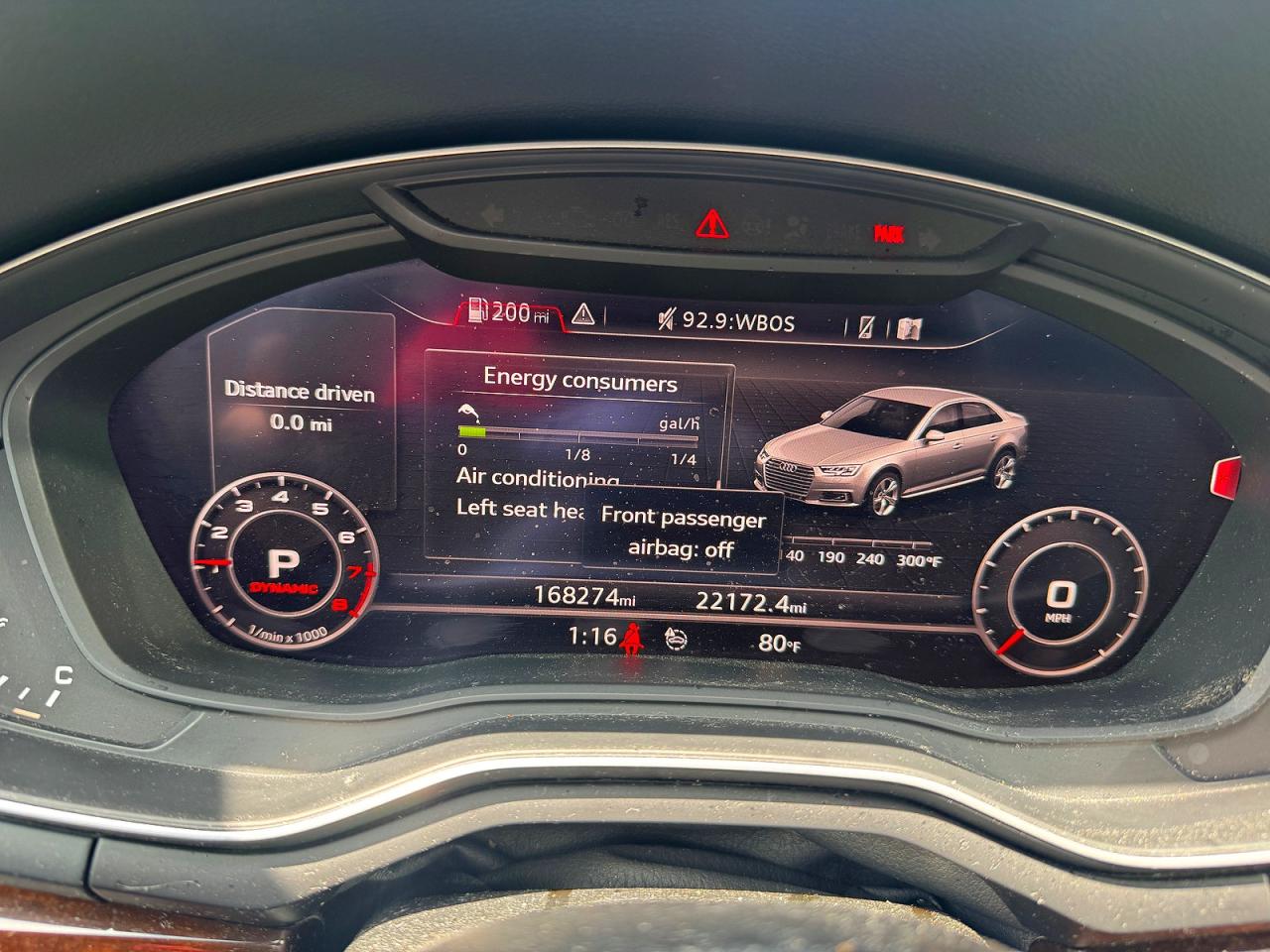2019 Audi A4 VIN WAUENAF48KN002542 COPART salvage auction — Normal Wear, MA - CERTIFICATE OF TITLE (P), sold $7,200 on 2026-08-28 (photo 8)