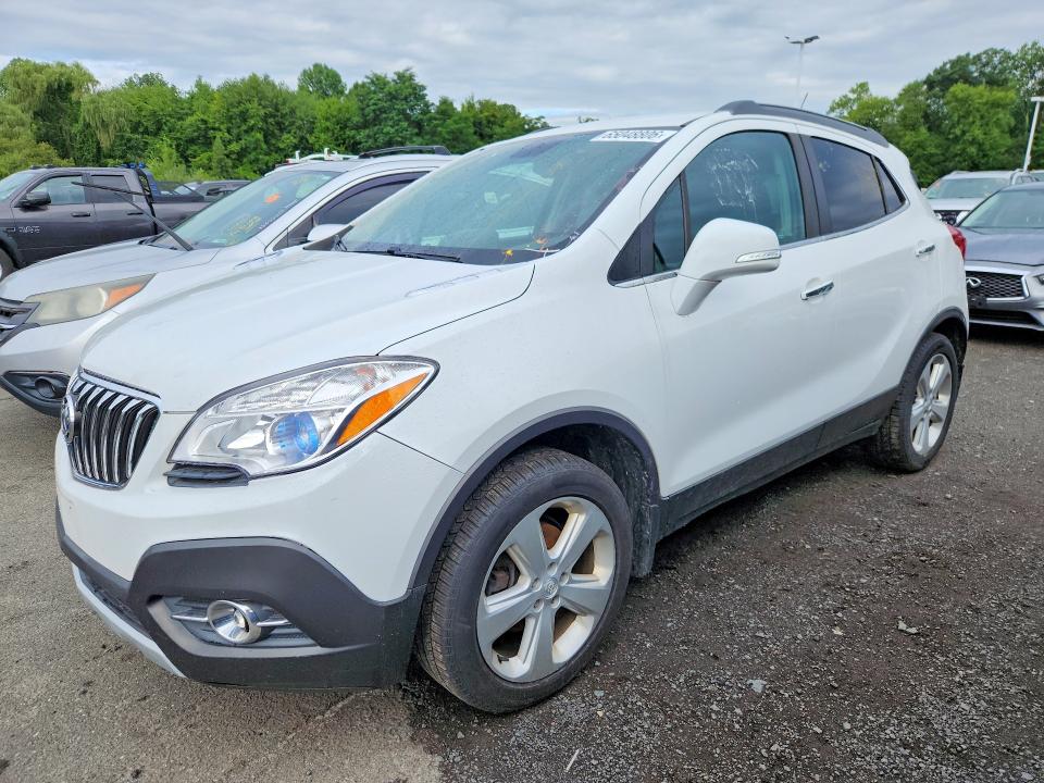 2016 Buick Encore VIN KL4CJFSB3GB628106 COPART salvage auction — MINOR DENT/SCRATCHES, MA - CERTIFICATE OF TITLE (P), sold $1,100 on 2026-09-14 (photo 1)