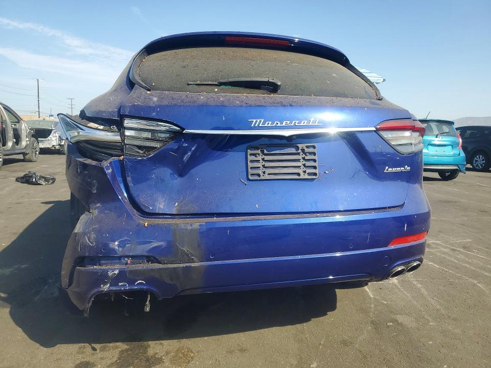 2022 Maserati Levante VIN ZN661XUA9NX398535 COPART salvage auction — FRONT END, Ca - Salvage Certificate, sold $14,300 on 2026-08-17 (photo 6)