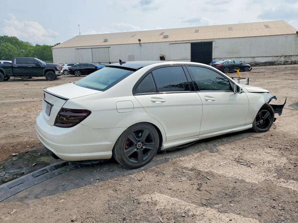 2011 Mercedes-benz C class VIN WDDGF8BB7BR183105 COPART salvage auction — FRONT END, PA - CERTIFICATE OF SALVAGE, sold $650 on 2026-09-07 (photo 3)