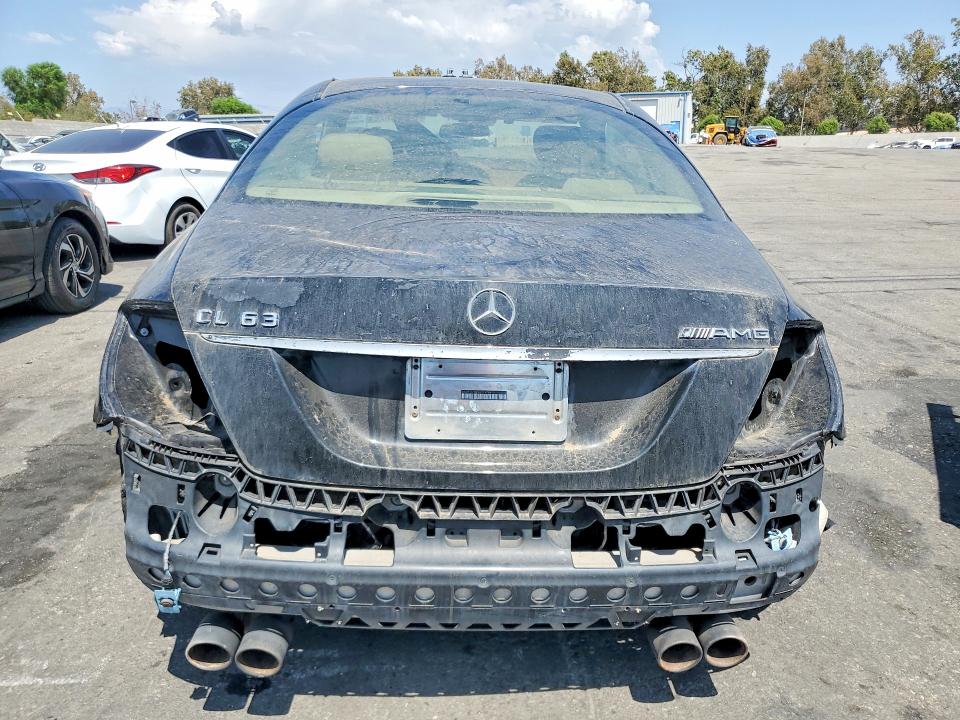 2009 Mercedes-benz Cl-klasse amg VIN WDDEJ77X59A019784 COPART salvage auction — FRONT END, Ca - Lien Papers-Clean Or Ac, sold $175 on 2026-08-13 (photo 6)