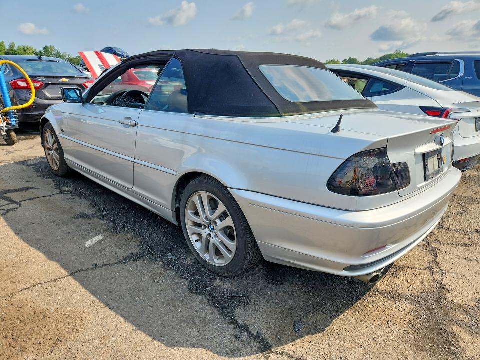 2001 BMW 3 series VIN WBABS53471JU88192 COPART salvage auction — UNDERCARRIAGE, CT - CERT OF TITLE-SALVAGE, sold $500 on 2026-08-18 (photo 2)