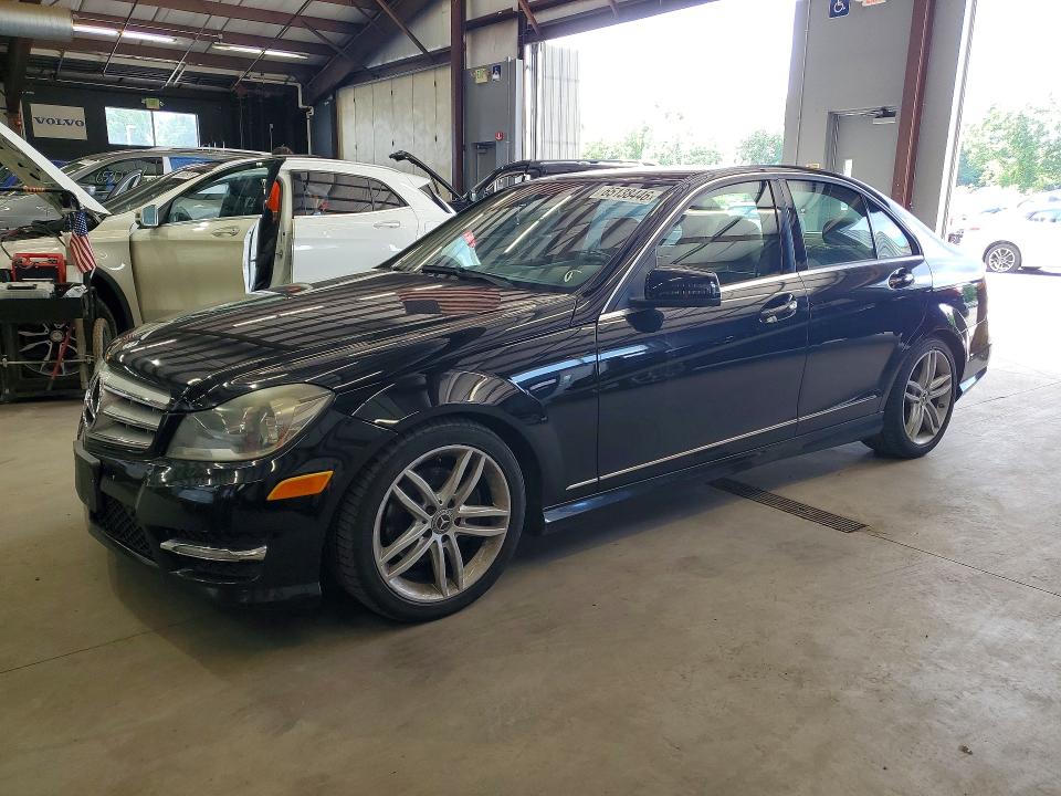 2012 Mercedes-benz C class VIN WDDGF8BB2CA704943 COPART salvage auction — MECHANICAL, CT - CERTIFICATE OF TITLE, sold $475 on 2026-08-20 (photo 1)