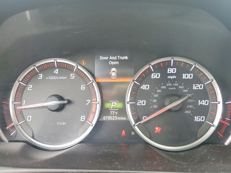 2019 Acura Tlx VIN 19UUB3F65KA002401 COPART salvage auction — WATER/FLOOD, Ma - Cert Of Title-Flood Salvage, sold $4,350 on 2026-09-10 (photo 9)
