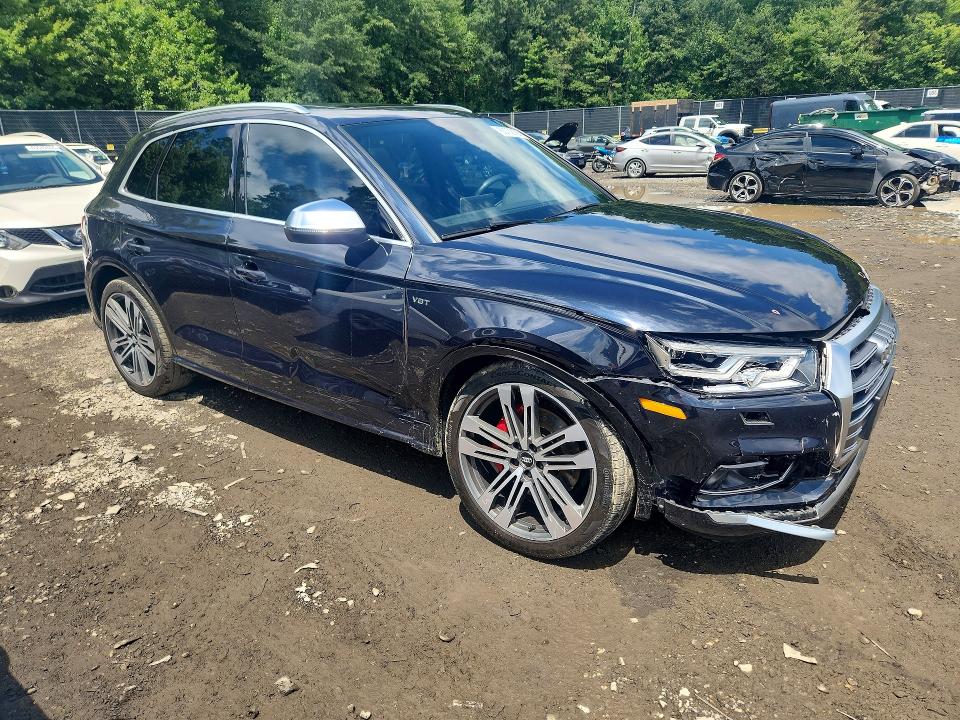 2018 Audi Sq5 VIN WA1C4AFY4J2229687 COPART salvage auction — FRONT END, Md - Cert Of Salvage < 75% Damage, sold $9,100 on 2026-08-28 (photo 4)