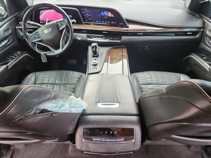 2022 Cadillac Escalade esv VIN 1GYS3MKL9NR237727 COPART salvage auction — SIDE, LA - CERT OF TITLE-SALVAGE, sold $25,750 on 2026-10-08 (photo 8)