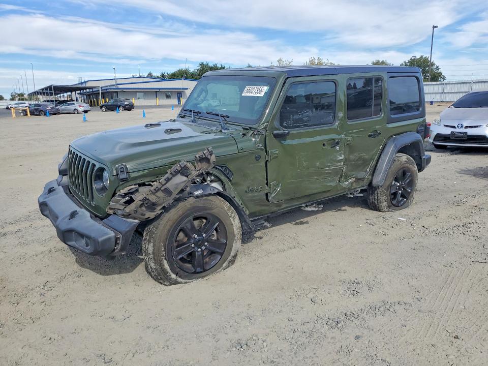 2021 Jeep Wrangler / VIN 1C4HJXDM3MW547109 — COPART salvage auction photo