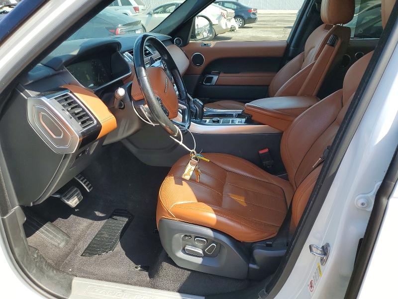 2015 Land rover Range rover sport VIN SALWR2VF9FA525806 COPART salvage auction — REAR END, Ca - Salvage Certificate, sold $6,700 on 2026-08-28 (photo 7)