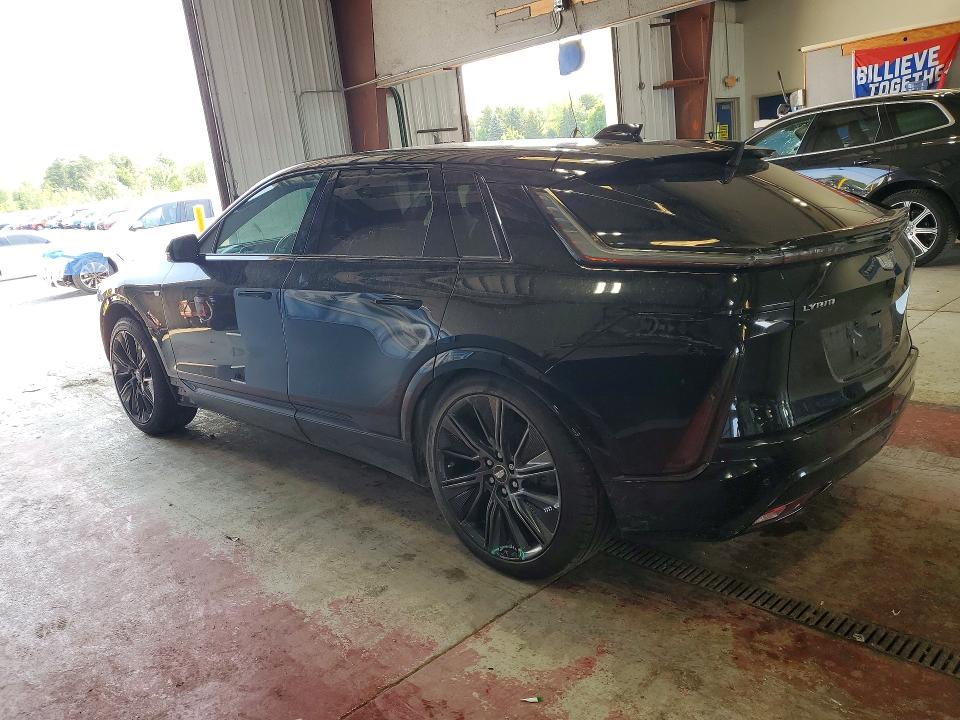 2025 Cadillac Lyriq VIN 1GYKPYRL8SZ314648 COPART salvage auction — FRONT END, Ny - Mv-907A Salvage Certificate, sold $22,200 on 2026-08-17 (photo 2)