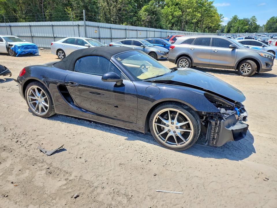 2013 Porsche Boxster VIN WP0CA2A84DS114717 COPART salvage auction — FRONT END, FL - CERT OF TITLE SLVG REBUILDABLE, sold $12,400 on 2026-09-04 (photo 4)
