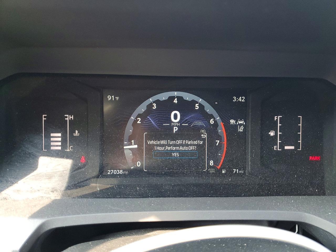 2024 Toyota Tacoma VIN 3TYJDAHN6RT002946 COPART salvage auction — Front End, Ct - Clean Title, sold $18,600 on 2026-08-18 (photo 9)